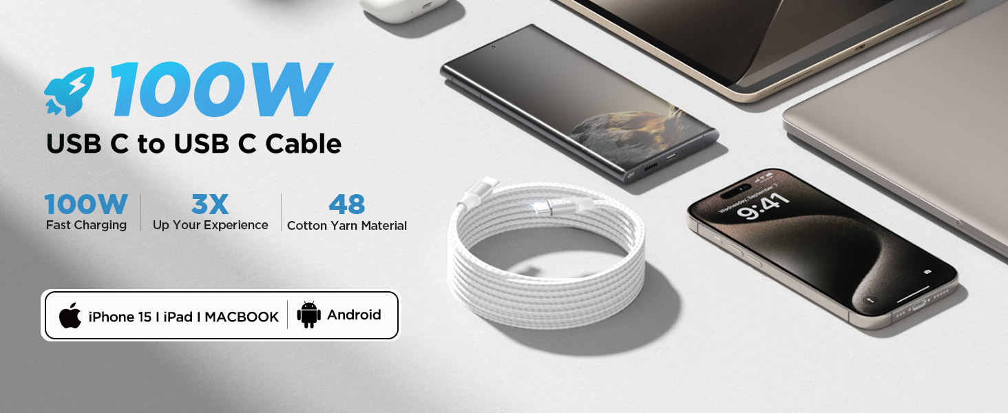 USB C to USB C Cable
