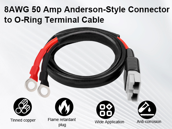 8AWG Battery Quick Connect Cable