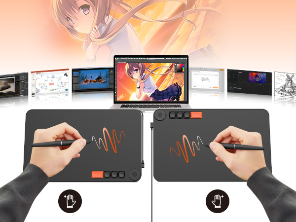 left-hand drawing tablet