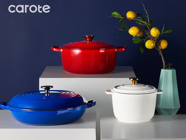 casseroledishwithliddutchovenpotwithlid3.5qtbraiserspandutchovenbreaddutchovenroundnonstickpot