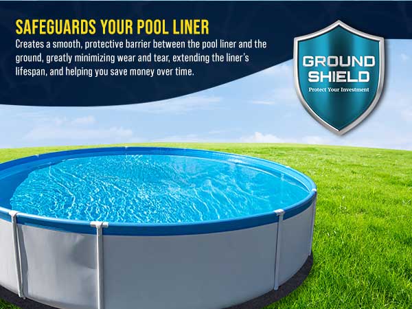 Round Pool Pad is Suitable for both Soft-sided and Hard-Sided above-ground pools