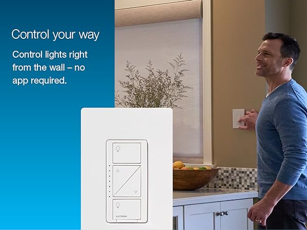 smart dimmer control of lights