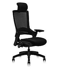 CLATINA Swivel Executive Computer Chair with 3D Armrest and Lumbar Support, Adjustable Ergonomic Fab...