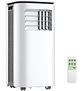 ARLIME Portable Air Conditioners, 9000 BTU AC Unit with Remote Control, 2 Speed Winds, Cools up t...