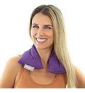 Bed Buddy Heated Aromatherapy Neck Wrap, Lavender Scented - Microwavable Hot &amp; Cold Therapy for S...