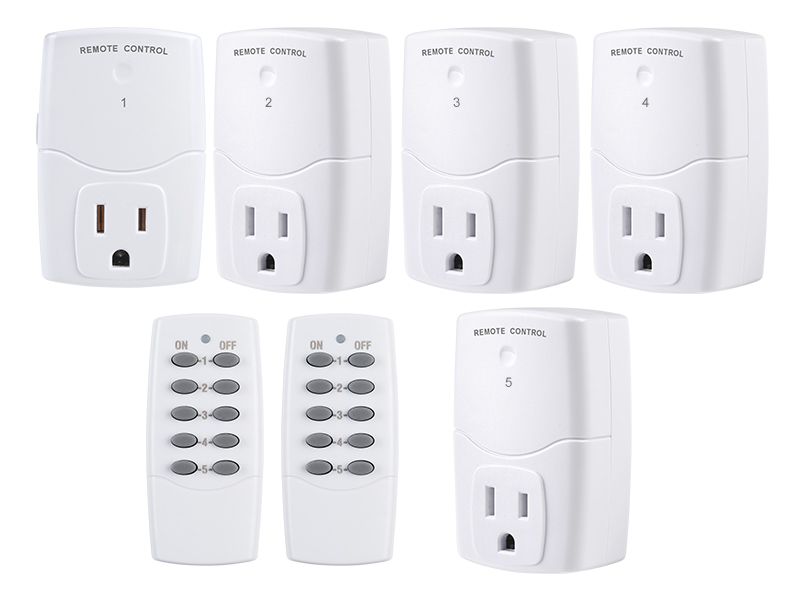 BN-LINK Wireless Remote Control Electrical Outlet Switch for Household Appliance