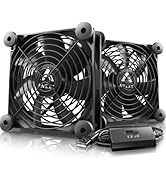 ANEXT, 120mm USB Computer Fan Black, 120mm Fan, Silent Fan for Receiver DVR Playstation Xbox Comp...