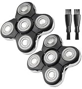 Balder Pro Replacement Head Compatible with Remington Balder Pro Head Shaver XR7000, 2 Pack Remin...