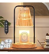 Candle Warmer Lamp with Timer, Electric Candle Lamp Warmer for Jar Candles, Dimmable Wax Melt War...
