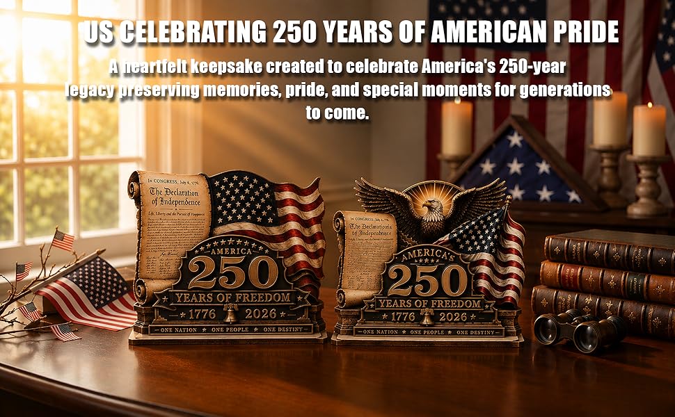 America 250 patriotic keepsake