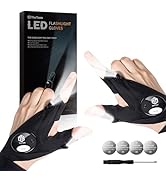 ThxToms LED Flashlight Gloves,Christmas Birthday Gifts for Men Dad Him Boyfriend Husband,Stocking...