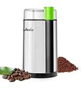 Coffee Grinder, Wancle Electric Coffee Grinder, Quiet Spice Grinder, One Touch Coffee Mill for Be...