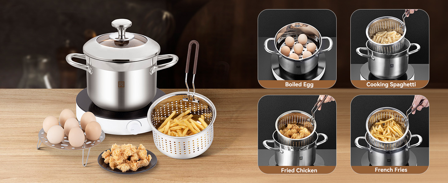 deep fryer with basket