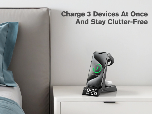 3 in 1 wireless charging