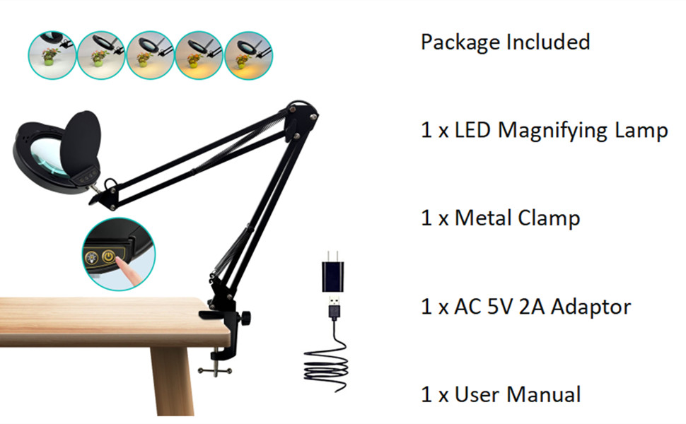LED Magnifying Lamp