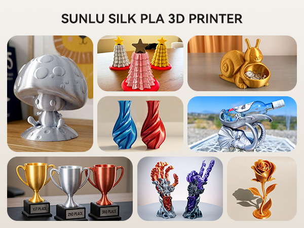 sunlu silk pla filament bundle