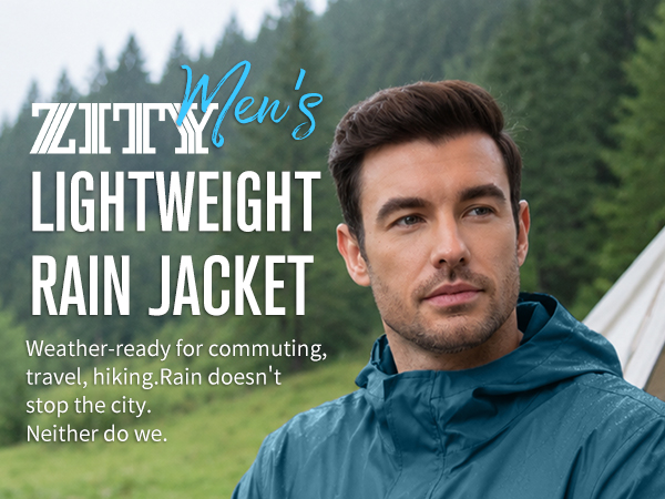 Weather-ready for commuting, travel, hiking