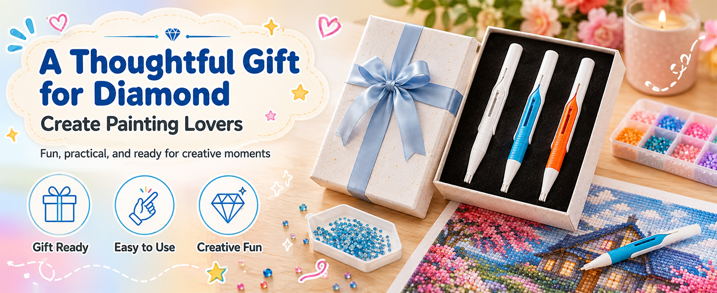 Diamond Art Automatic Bead Dispenser Pen