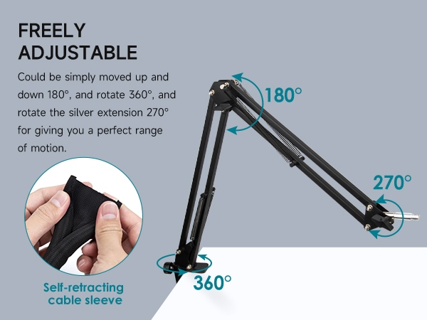 Shure sm7db accessories, Boom Arm for Shure sm7db microphone