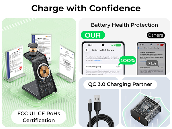 3 in 1 Mag-Safe Charging Station