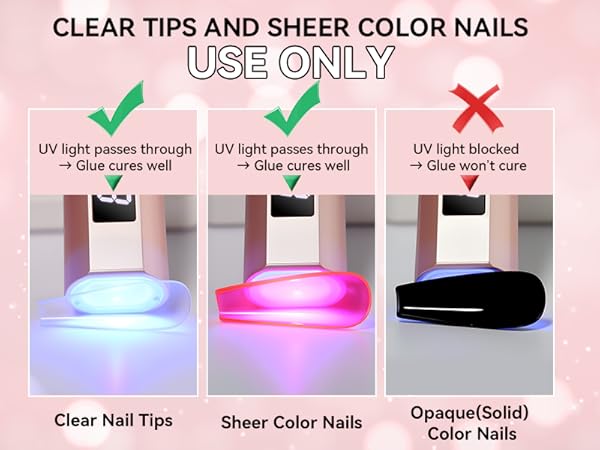 solid nail glue gel