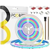 FCOB 16.4FT WS2811 IC RGB COB LED Strip 720LEDs/m 12V Addressable Chasing Dream Color 100IC Strip...