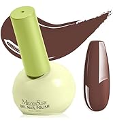 MelodySusie Sweet-Scented Plant-Based Gel Nail Polish, Unique 16.5ml Tilt-and-Stand Bottle for Ea...