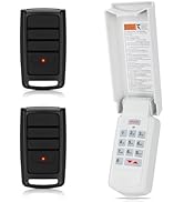 for Overhead Garage Door Opener Keypad with 2 for O3T-A Overhead Door Remot, Garage Door Opener K...