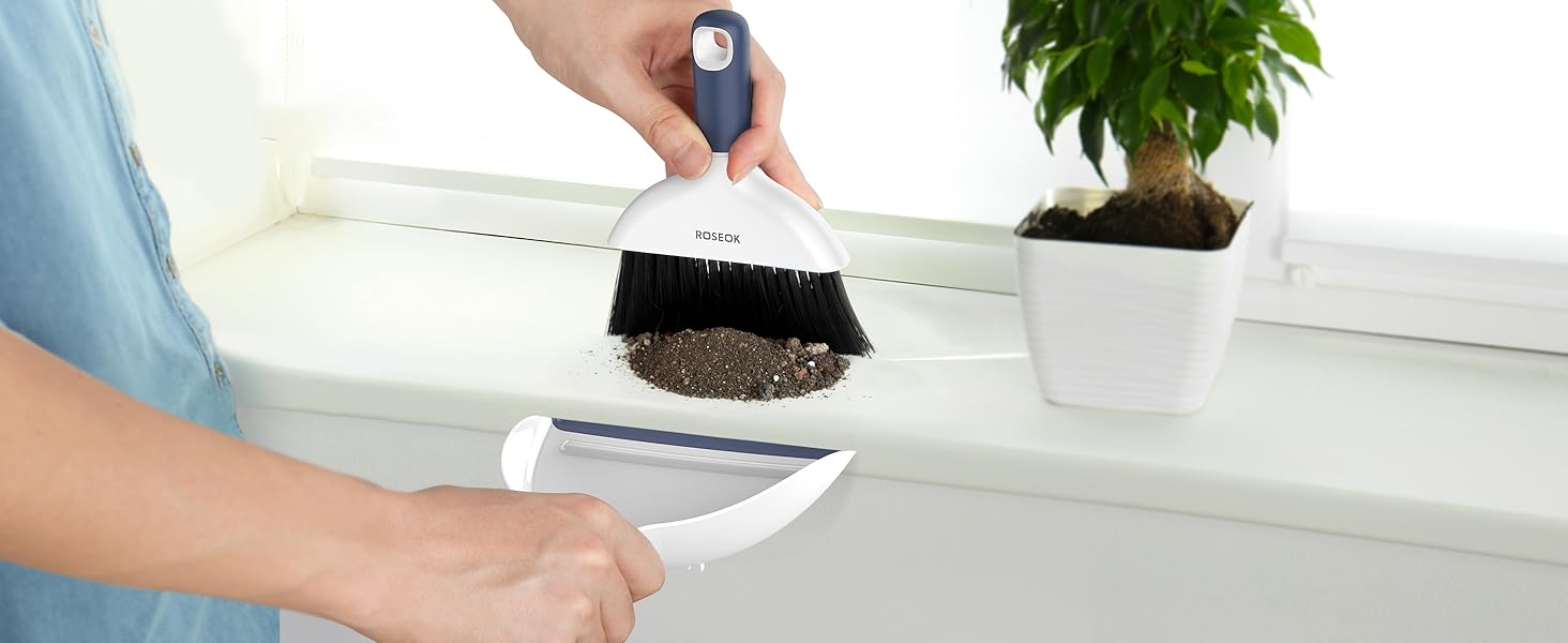 roseok mini broom and dustpan set