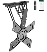 Mount Plus CM-400AI Motorized Flip Down TV Roof Ceiling Mount | Fits Large TV 23 to 55 Inches | M...