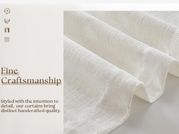 linen curtains