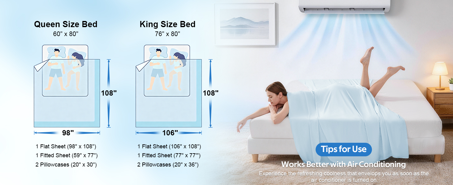 cooling sheet set