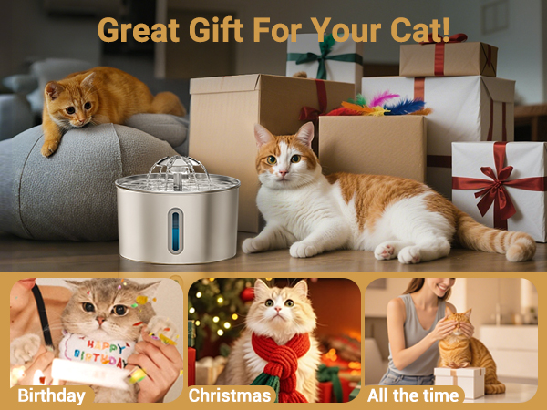 stainless steel pet water fountain