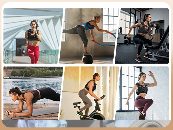 weighted vest woman men running walking strength training rucking