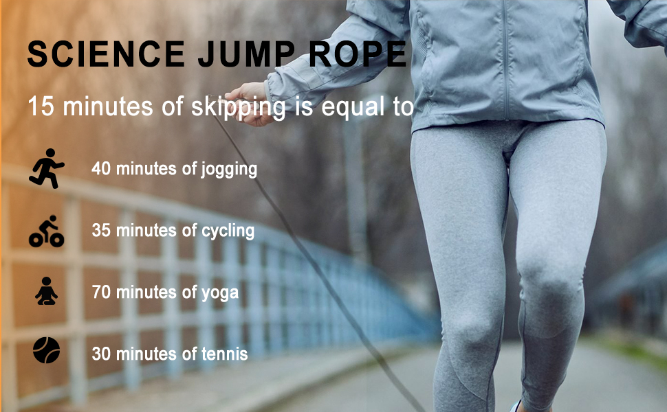 science jump rope , fast burn Calorie