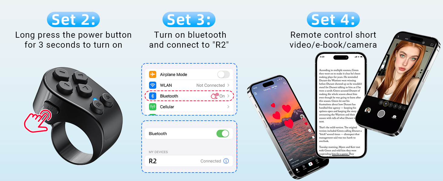 scrolling ring for iPhone