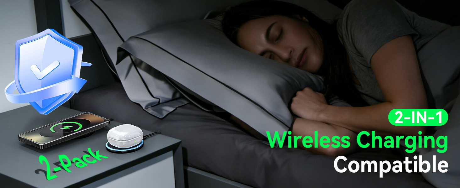 2-IN-1 Wireless Charging