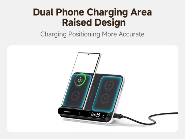 dual phone wireless charger