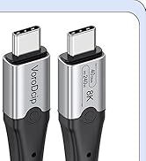 Thunderbolt 4 Cable 3.3FT 2 Pack, USB C to USBC Cord [40Gbps Data Sync/8K Display/240W Fast Charg...