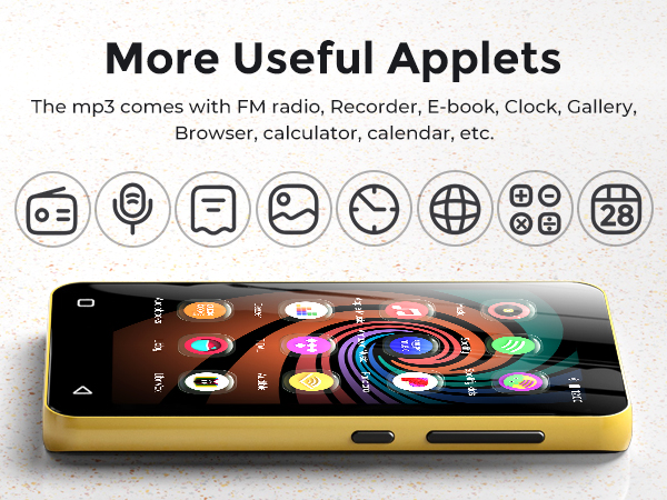 MP3 player with speaker