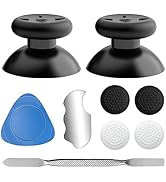 DUXICEPIN 9-in-1 Replacement kit for Meta Quest 3 and Quest 2 Controller,Thumbstick,Caps,Triangle...