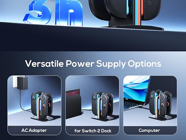 for switch 2 joycon charging station
