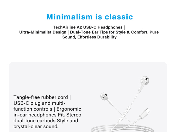 USB C Earphones with