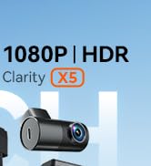 X5 3 Channel Dash Cam