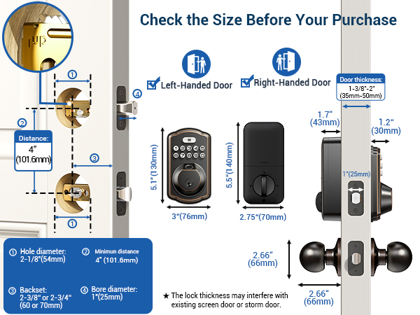 keyless entry door lock