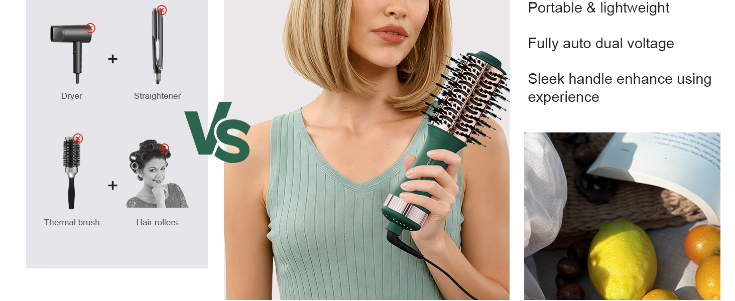 4-in-1 one step hair dryer brush