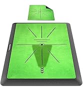 COSPORTIC Golf Hitting Mat | Golf Training Mat for Swing Path Feedback/Detection Batting | Extra ...