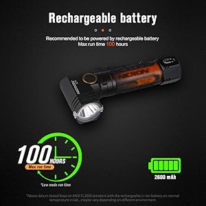 Rechargeable flahlights