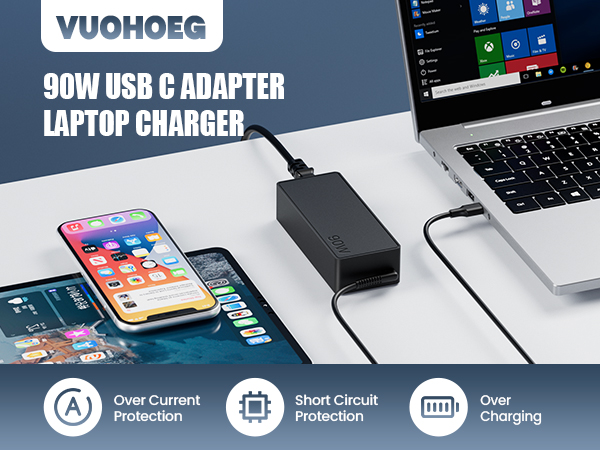 90W USB C LAPTOP CHARGER