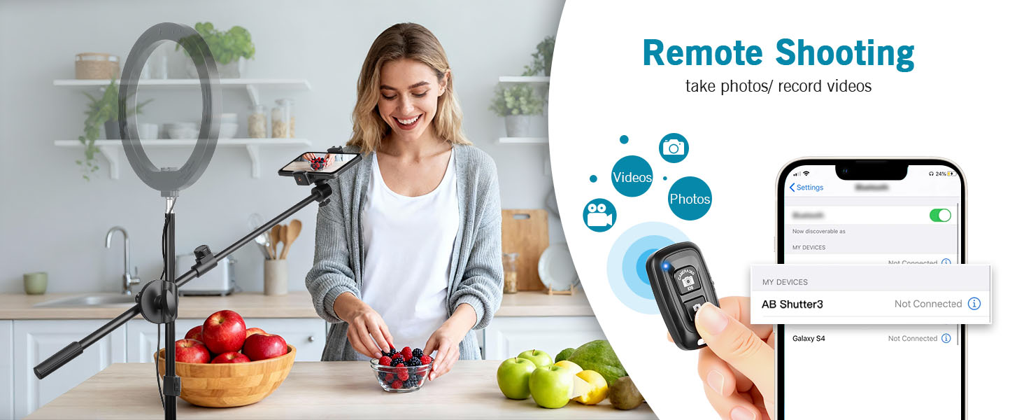 phone tripod with remote
